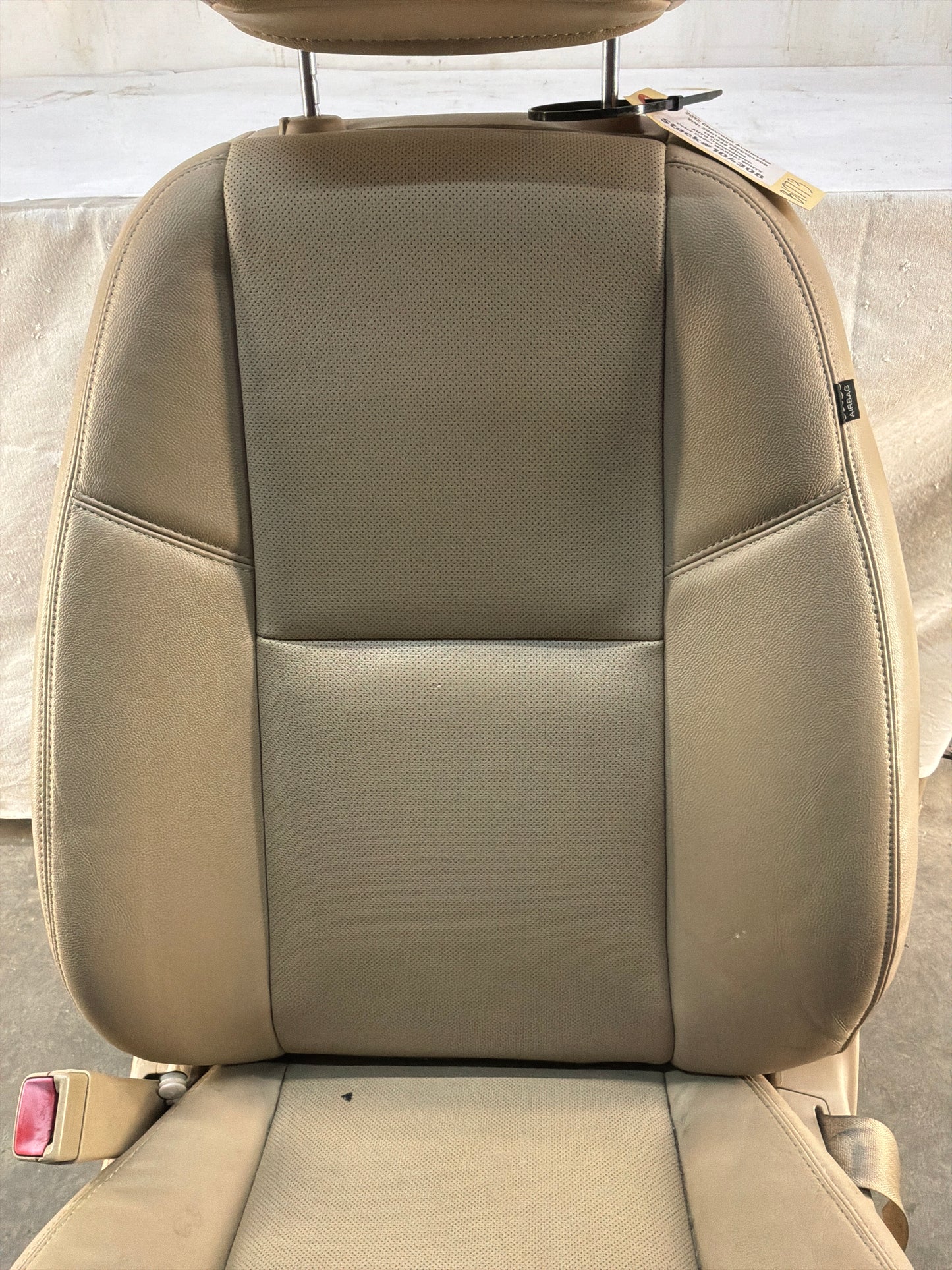 2012 Chevy Avalanche LH Driver Front Seat Leather Cashmere OEM