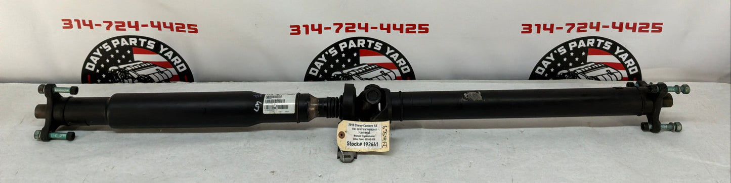 2013 Chevy Camaro 1LE Driveshaft Drive Propeller Shaft Line OEM