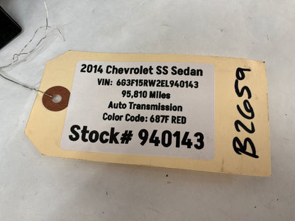 2014 Chevy SS Sedan Coolant Recovery Reservoir Overflow Tank Bottle OEM
