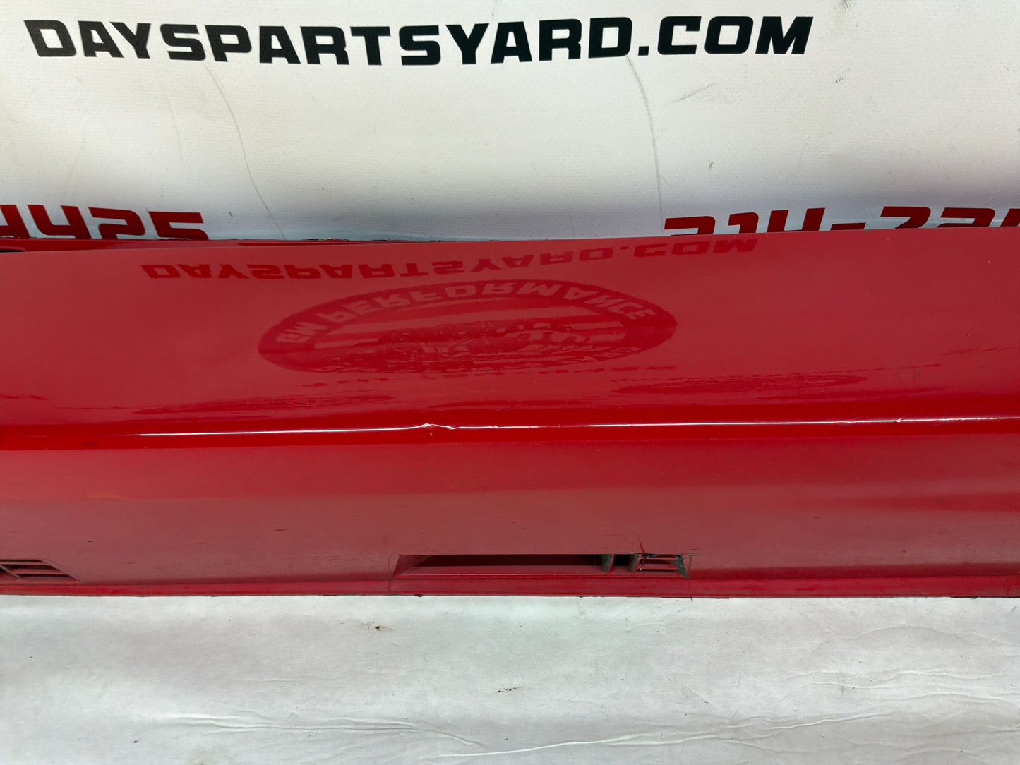 2014 Chevy SS Sedan LH Driver Rocker Molding Side Skirt Panel Red OEM
