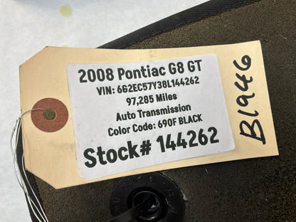 2008 Pontiac G8 GT Front and Rear Floor Mats OEM