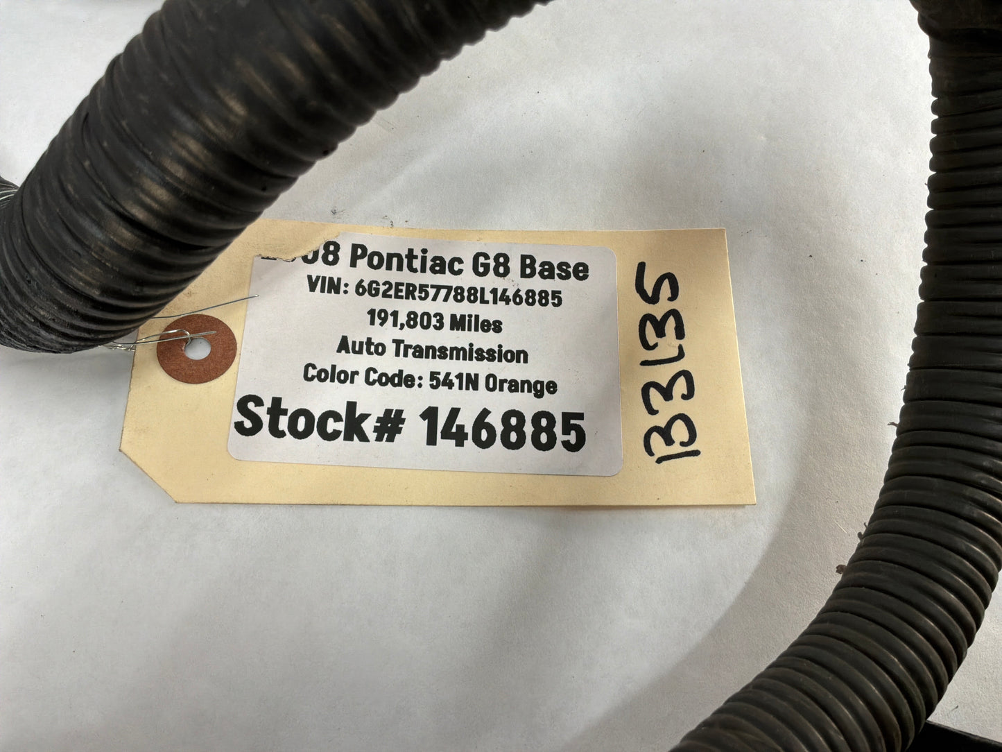 2008 Pontiac G8 Base Firewall Engine Bay Head Light Lamp Wire Wiring Harness OEM