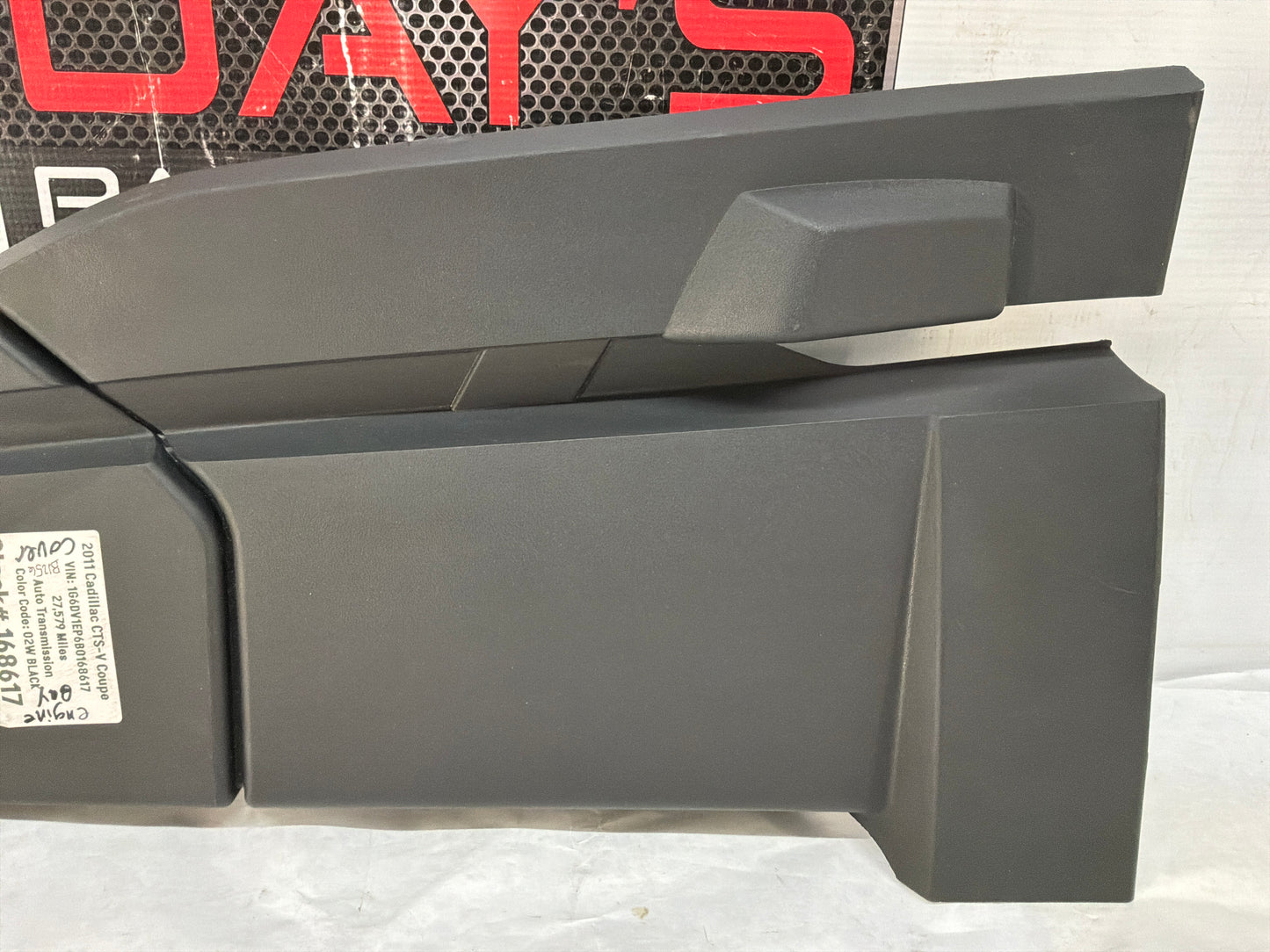 2011 Cadillac CTS-V Coupe RH Passenger Engine Bay Cowl Trim Cover Panel Splash Shield OEM