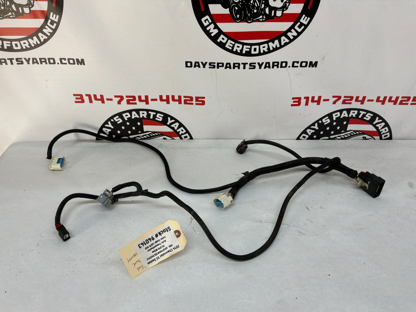 2014 Chevy SS Sedan Fuel Gas Tank Pump Wire Wiring Harness OEM