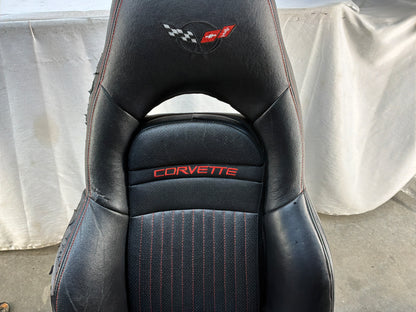 1999 Chevrolet C5 Corvette Seats Black Leather OEM