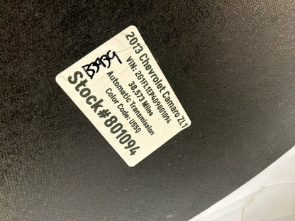 2013 Chevy Camaro ZL1 Hard Spare Tire Compartment Trunk Battery Stowage Cover OEM
