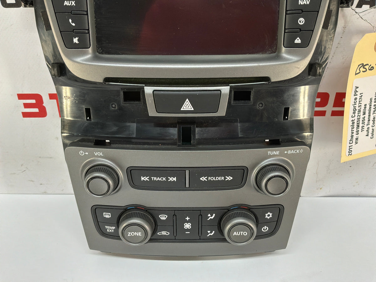 2011 Chevy Caprice PPV Radio Stereo HVAC Temperature Control Panel Unit OEM