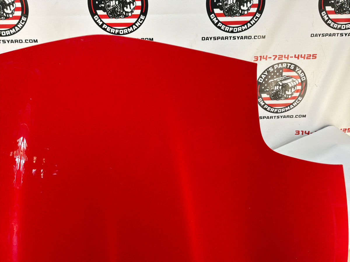 2002 Chevy C5 Corvette Convertible Hood Bonnet Cover Panel Assembly OEM Red