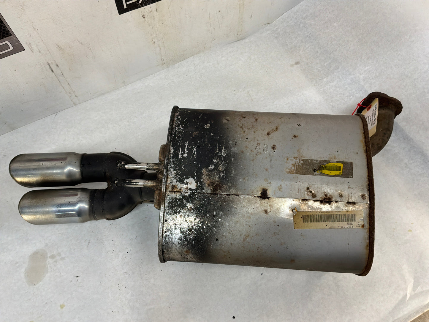 2008 Pontiac G8 GT Factory OEM Exhaust Mufflers Dual Tip OEM
