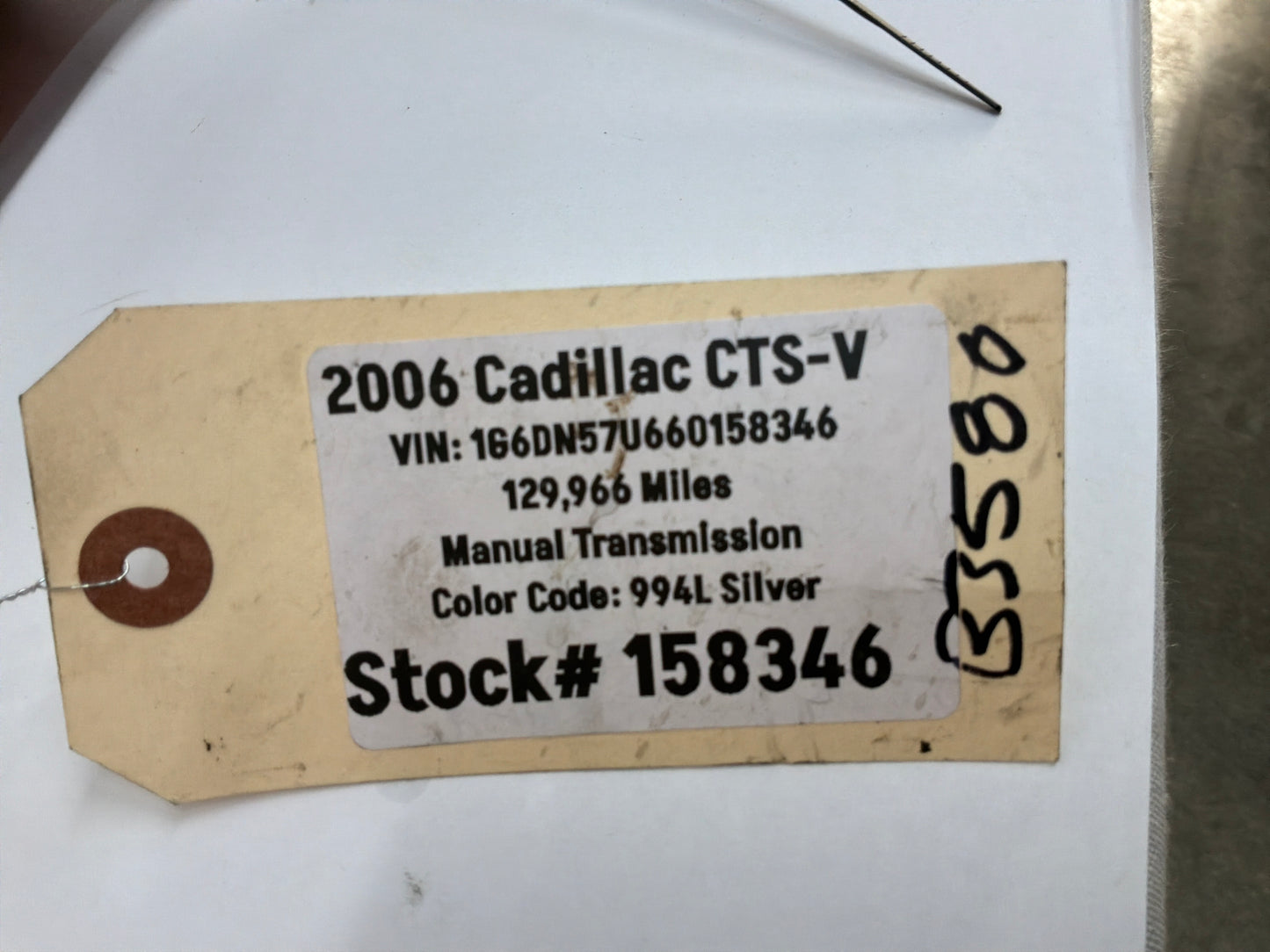 2006 Cadillac CTS-V RH & LH Engine Mounting Brackets OEM
