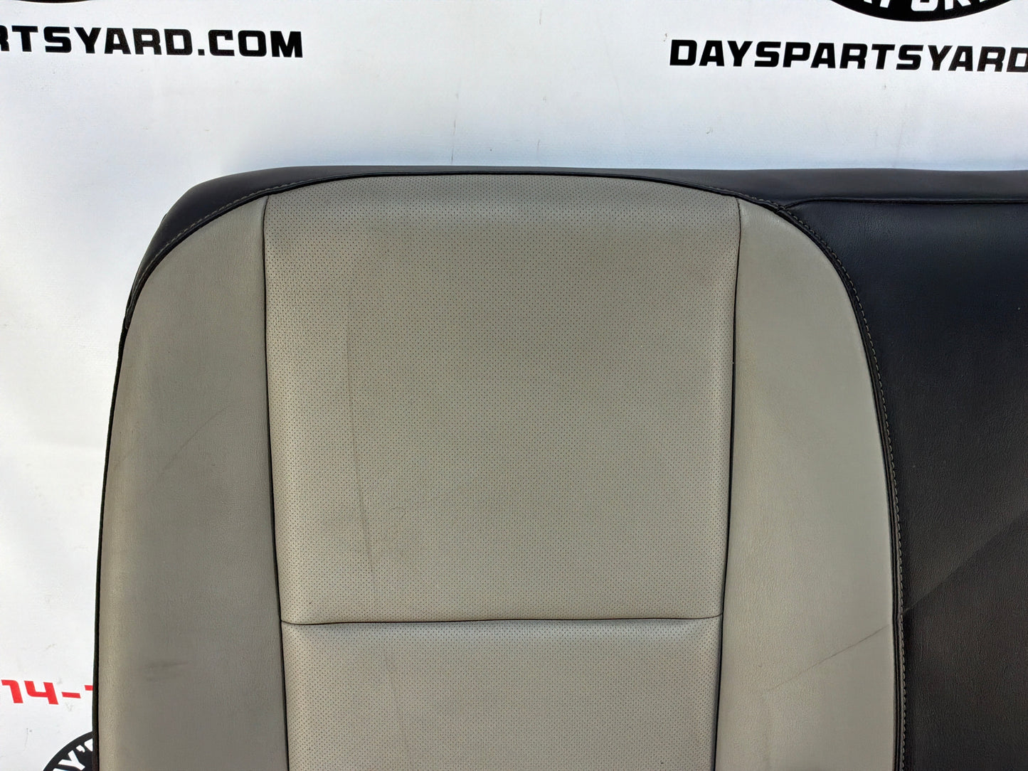 2011 Chevy Camaro SS Rear Upper Seat Titanium Leather OEM