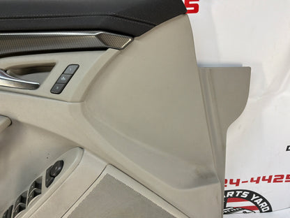 2009 Cadillac CTS-V Titanium LH Driver Front Interior Door Panel Trim OEM