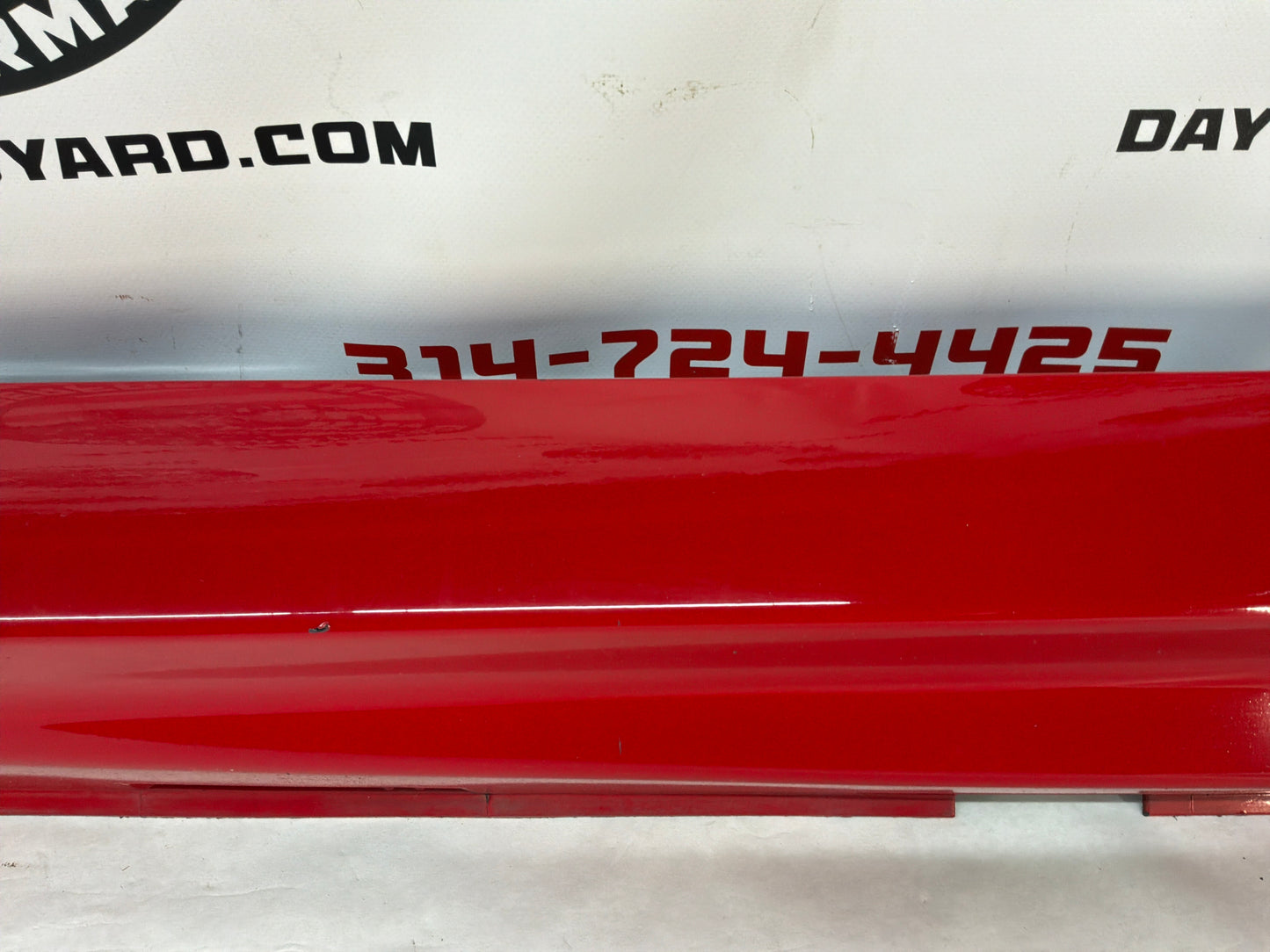 2014 Chevy SS Sedan LH Driver Rocker Molding Side Skirt Panel Red OEM