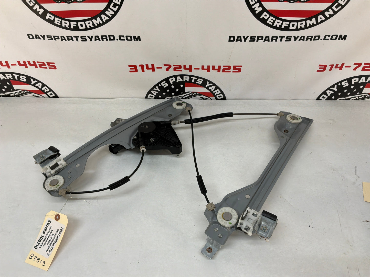 2016 Cadillac CTS-V LH Driver Front Window Regulator Motor OEM