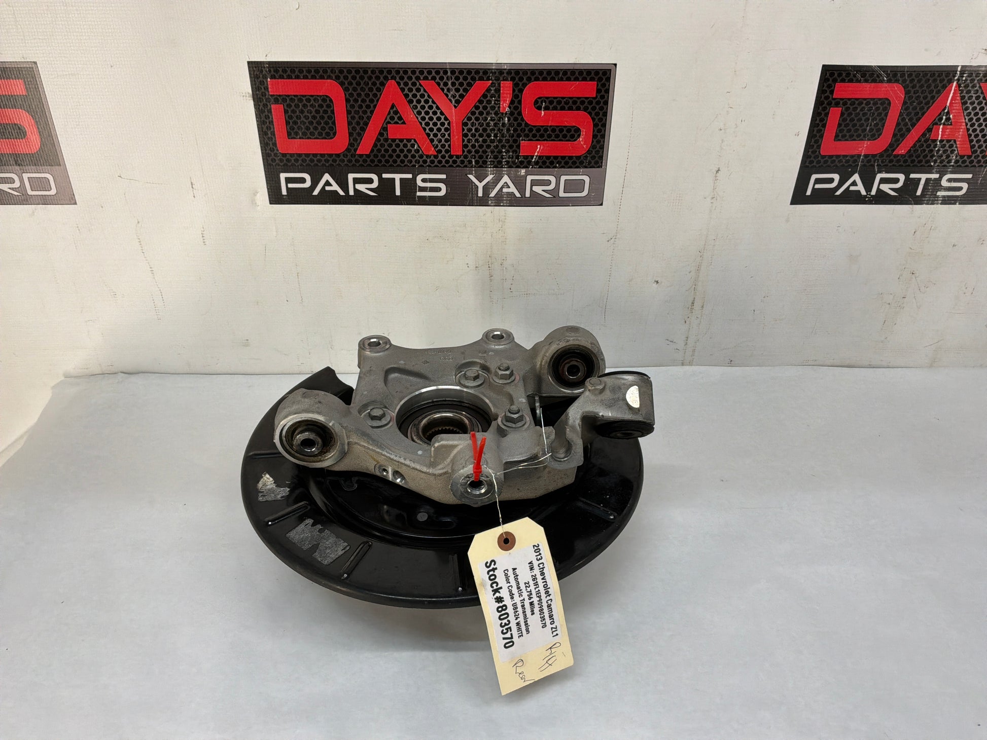 Rh rear spindle - Day's Parts Yard