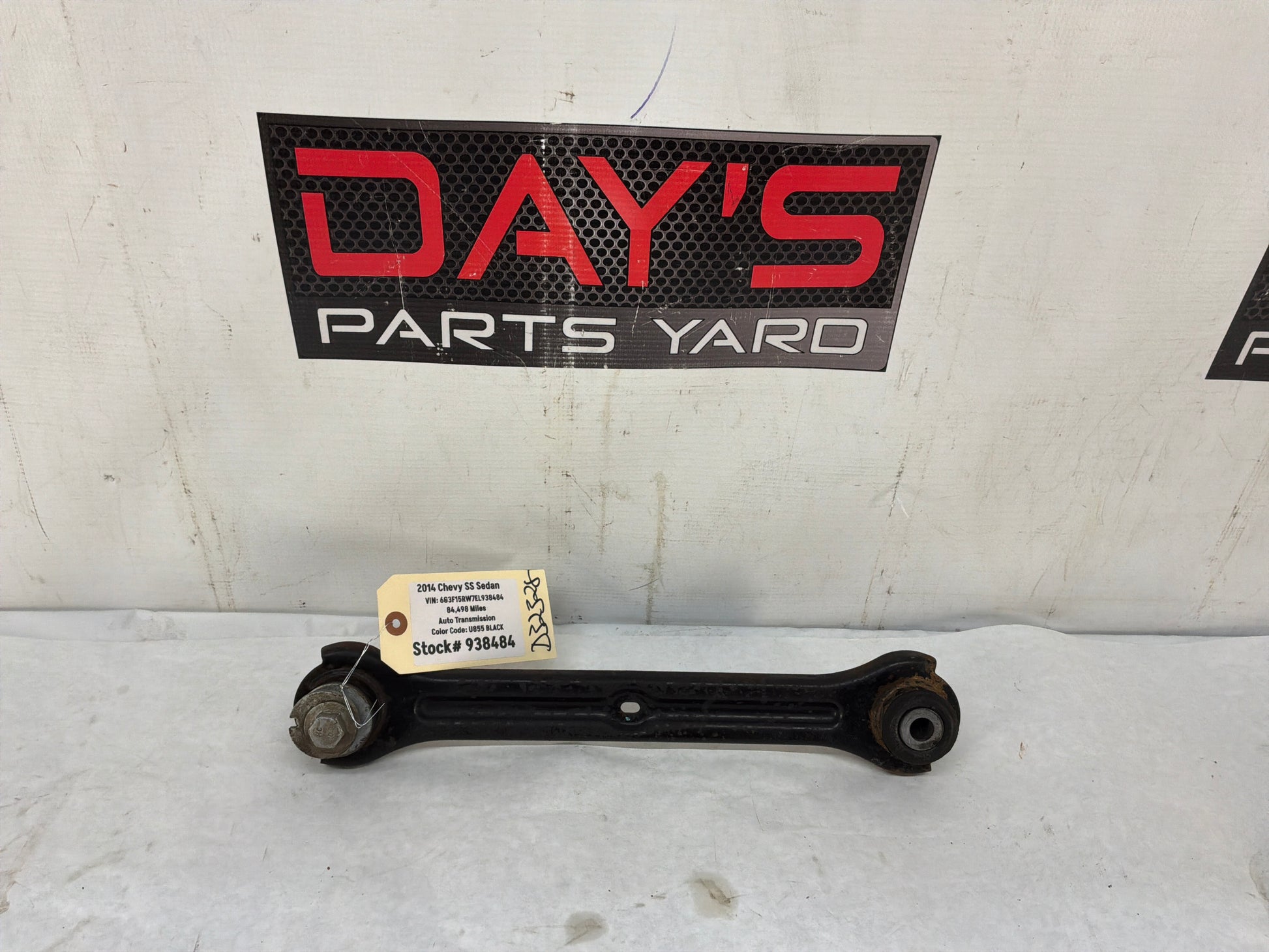 2014 Chevrolet SS Sedan RH Passenger Rear Trailing Control Arm Drag Link OEM - Day's Parts Yard