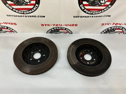 2012 Cadillac CTS-V RH & LH Front 6 Piston Brake Rotors OEM