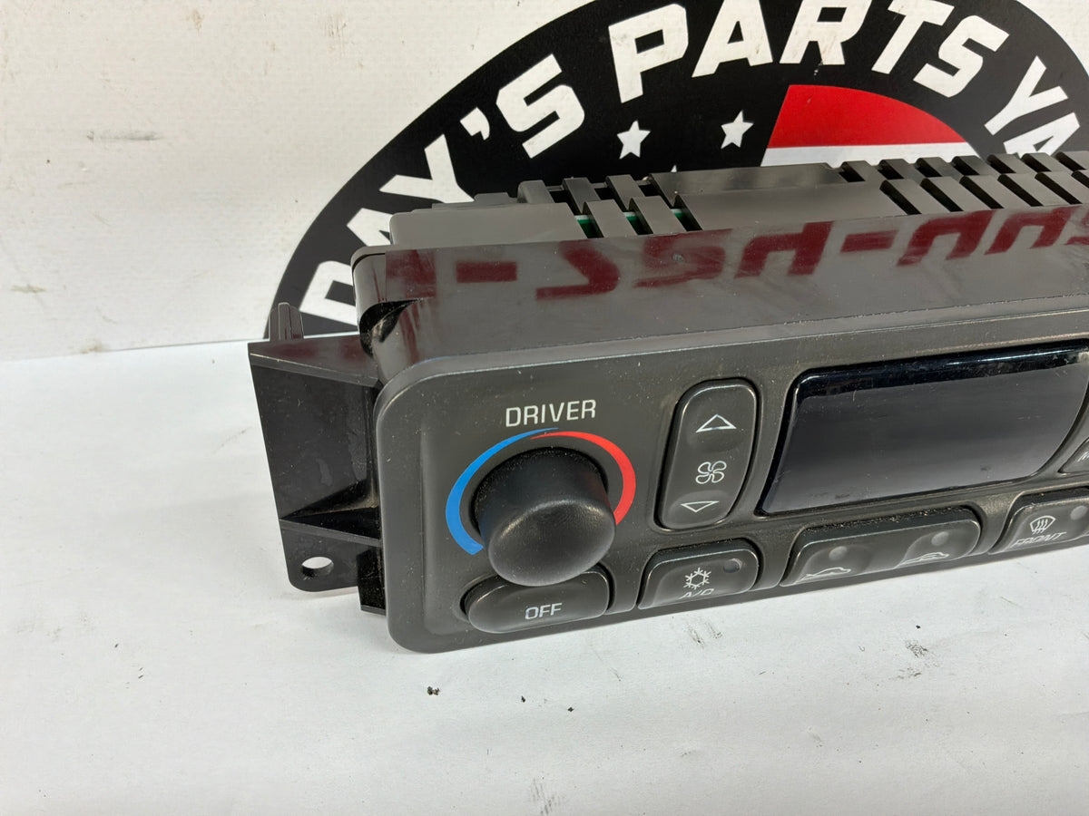 2002 Chevy Corvette Convertible Dual Zone Temperature HVAC Dash Climate Control Unit Switch Panel OEM