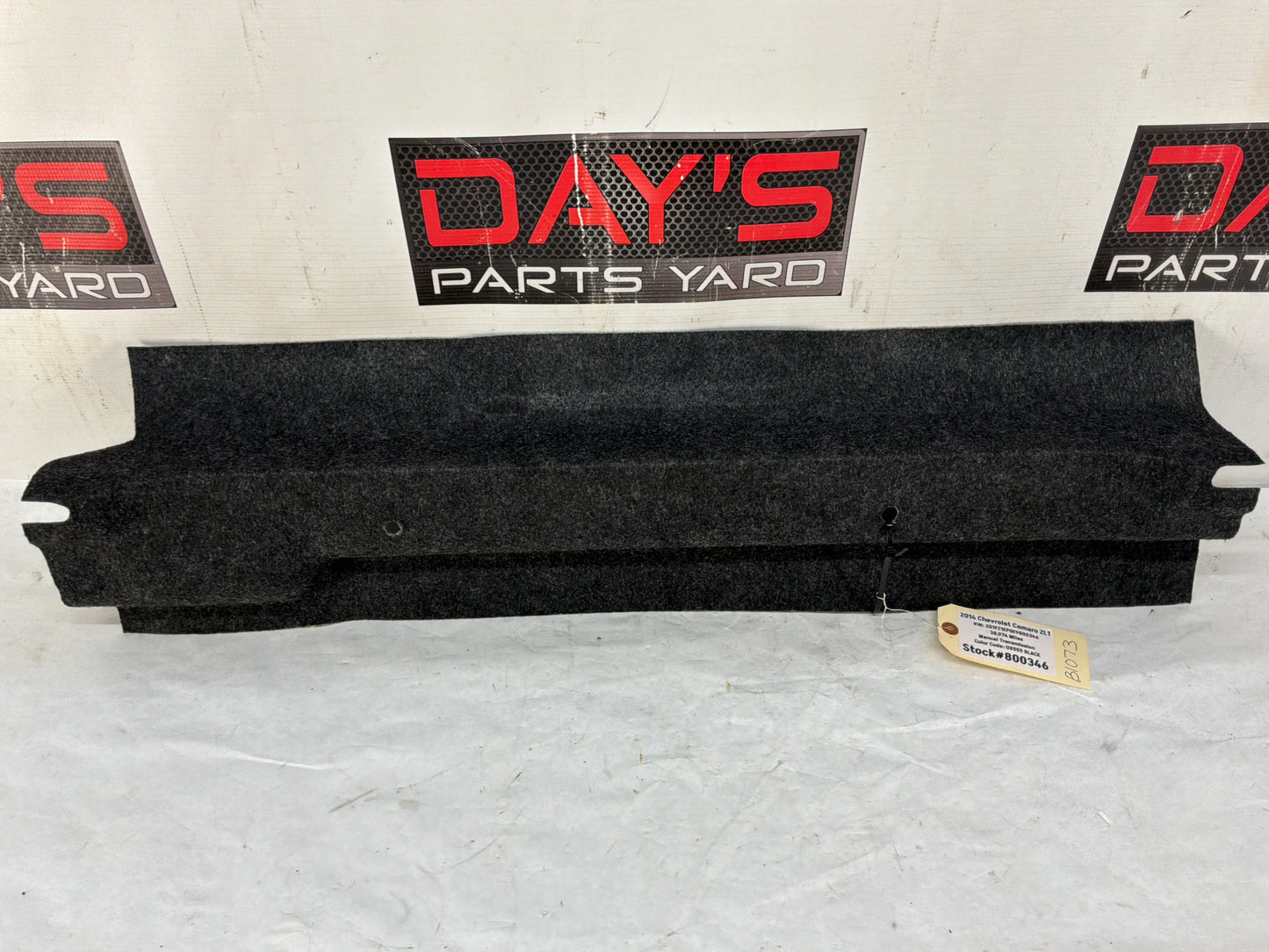2014 Chevy Camaro ZL1 Trunk Cargo Rear Seat Ski Port Carpet Cover Trim OEM