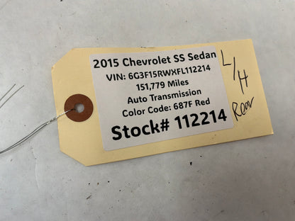 2015 Chevy SS Sedan BOSE Package Tray Parcel Shelf Rear Speakers OEM