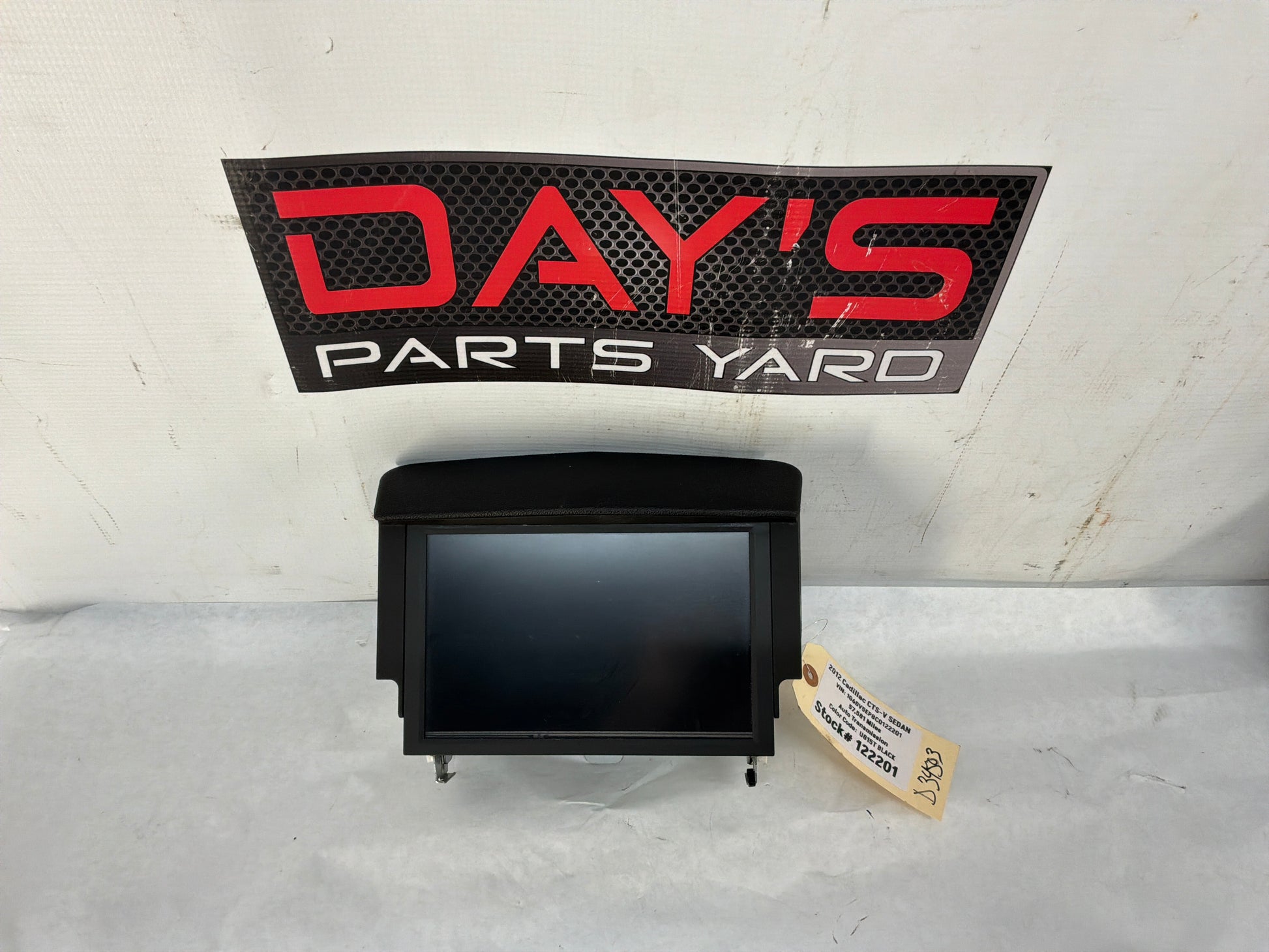 Touch screen nav - Day's Parts Yard