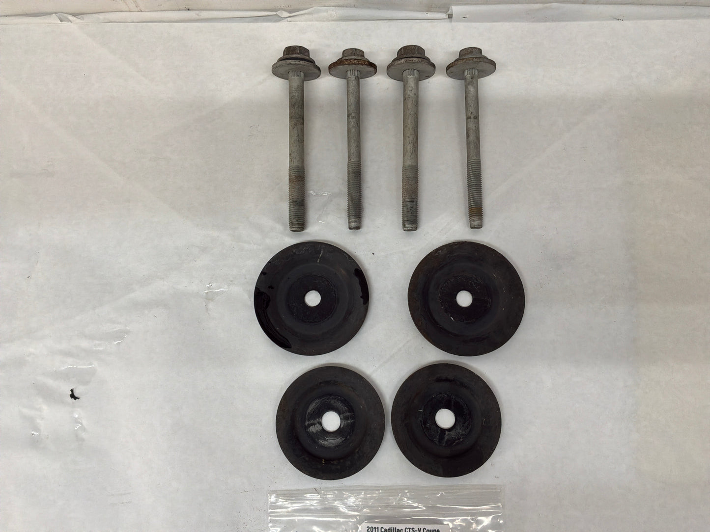 2011 Cadillac CTS-V Rear Suspension Cradle K Member Hardware Bolts Washers OEM
