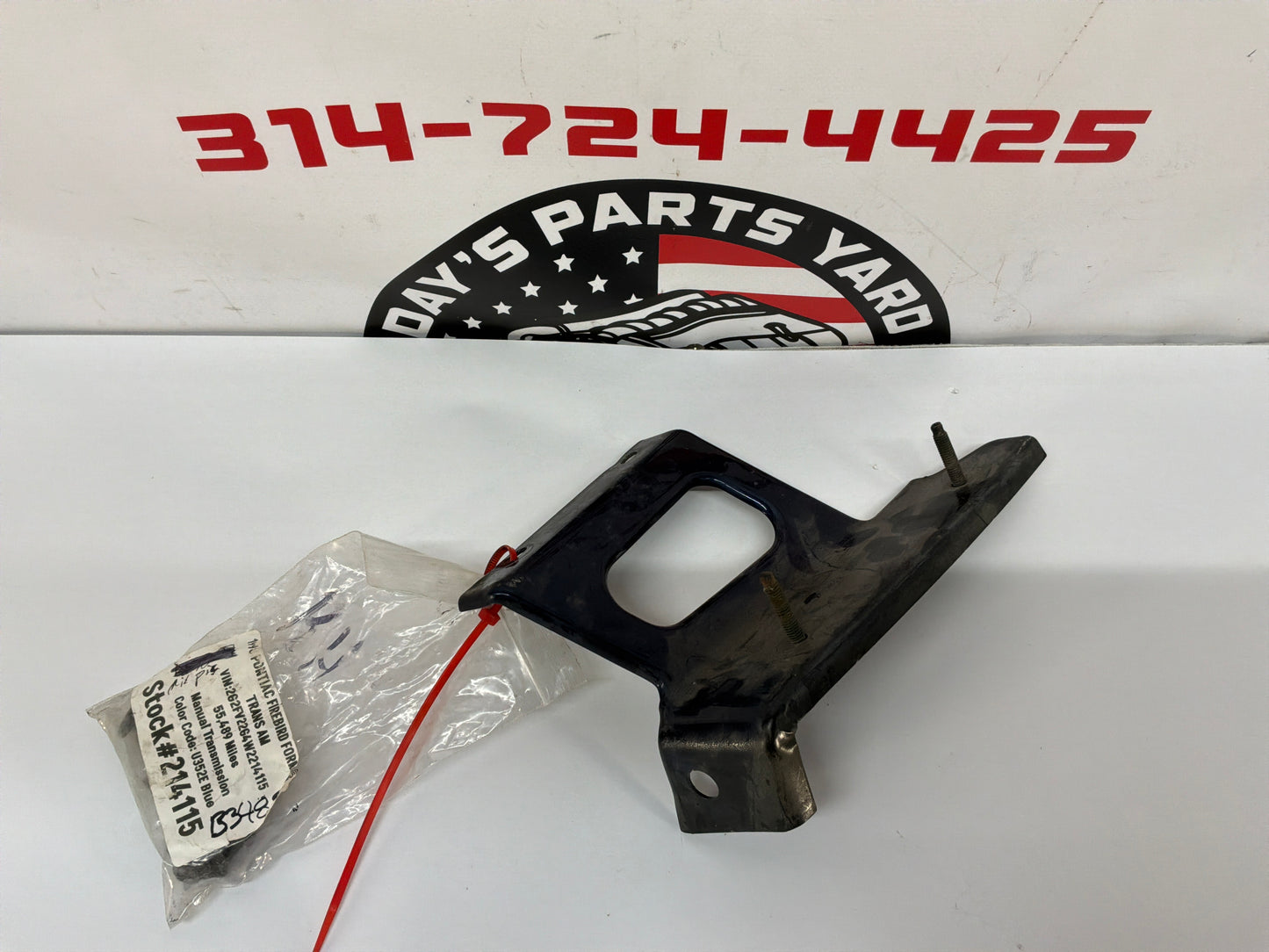 1998 Pontiac Firebird Formula Trans AM LH Driver Front Bumper Corner Support Bracket OEM