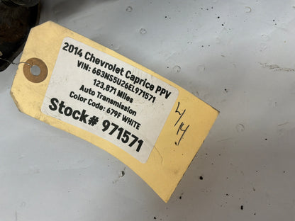 2014 Chevy Caprice PPV LH Driver Rear Shock Strut Absorber Assembly OEM