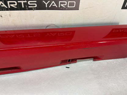 2015 Chevy SS Sedan RH Passenger Rocker Molding Side Skirt Panel Trim Red OEM