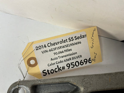 2014 Chevy SS Sedan Automatic Transmission Crossmember Bracket OEM