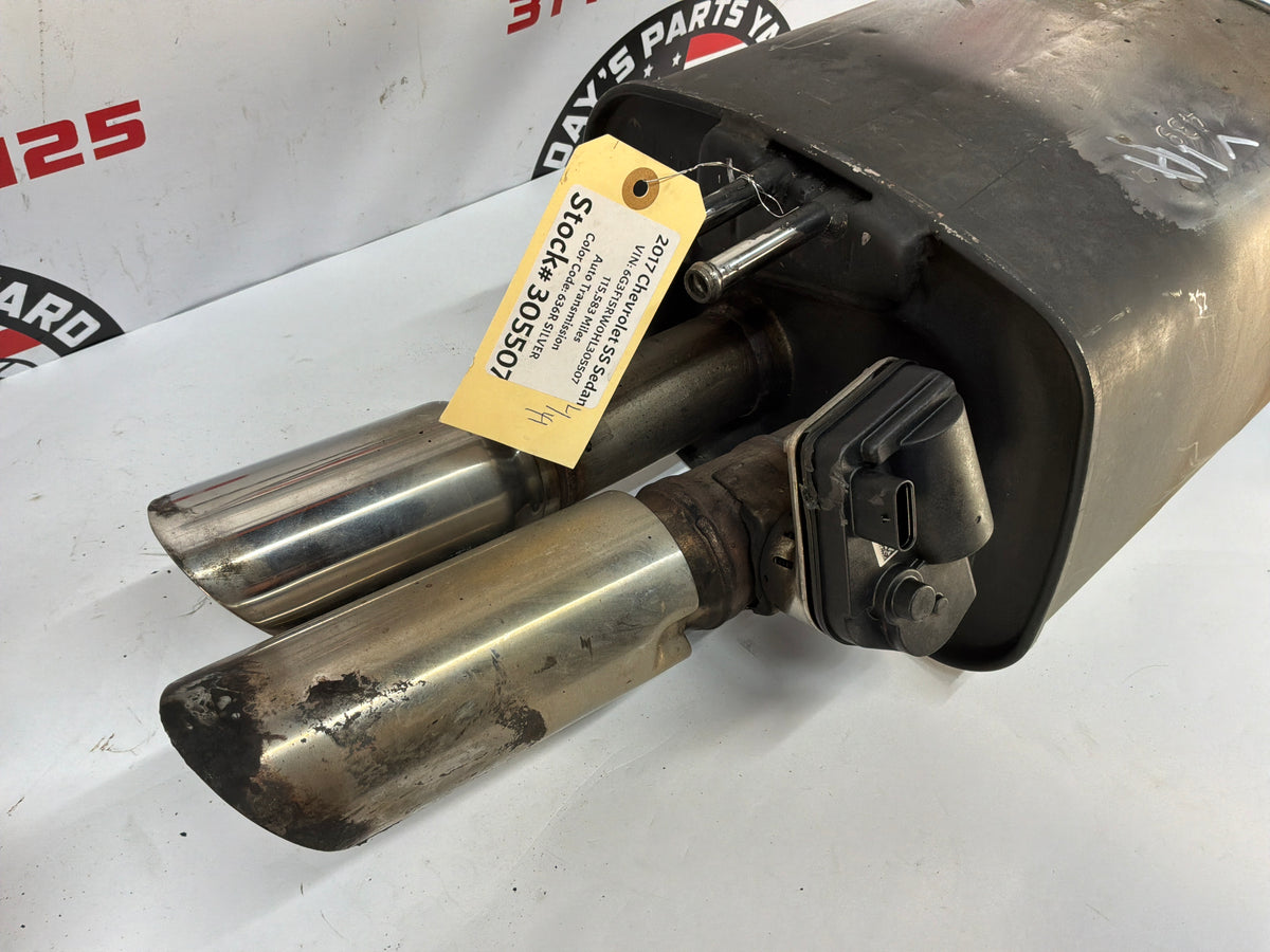 2017 Chevy SS Sedan Factory OEM Bi Mode RH & LH Exhaust Mufflers OEM