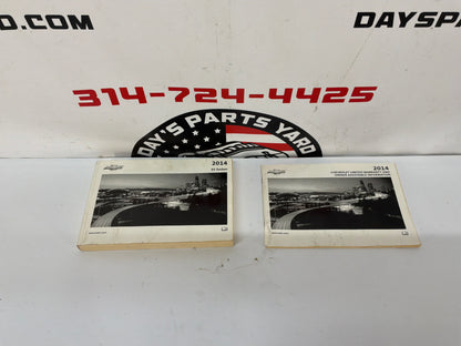 2014 Chevy SS Sedan Owners Manual Book Booklet OEM