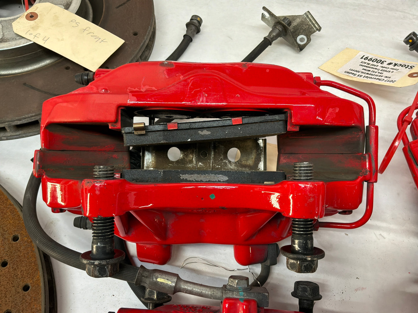 2017 Chevy SS Sedan Fronts and Rears Brembo Brake Calipers w/ Rotors OEM