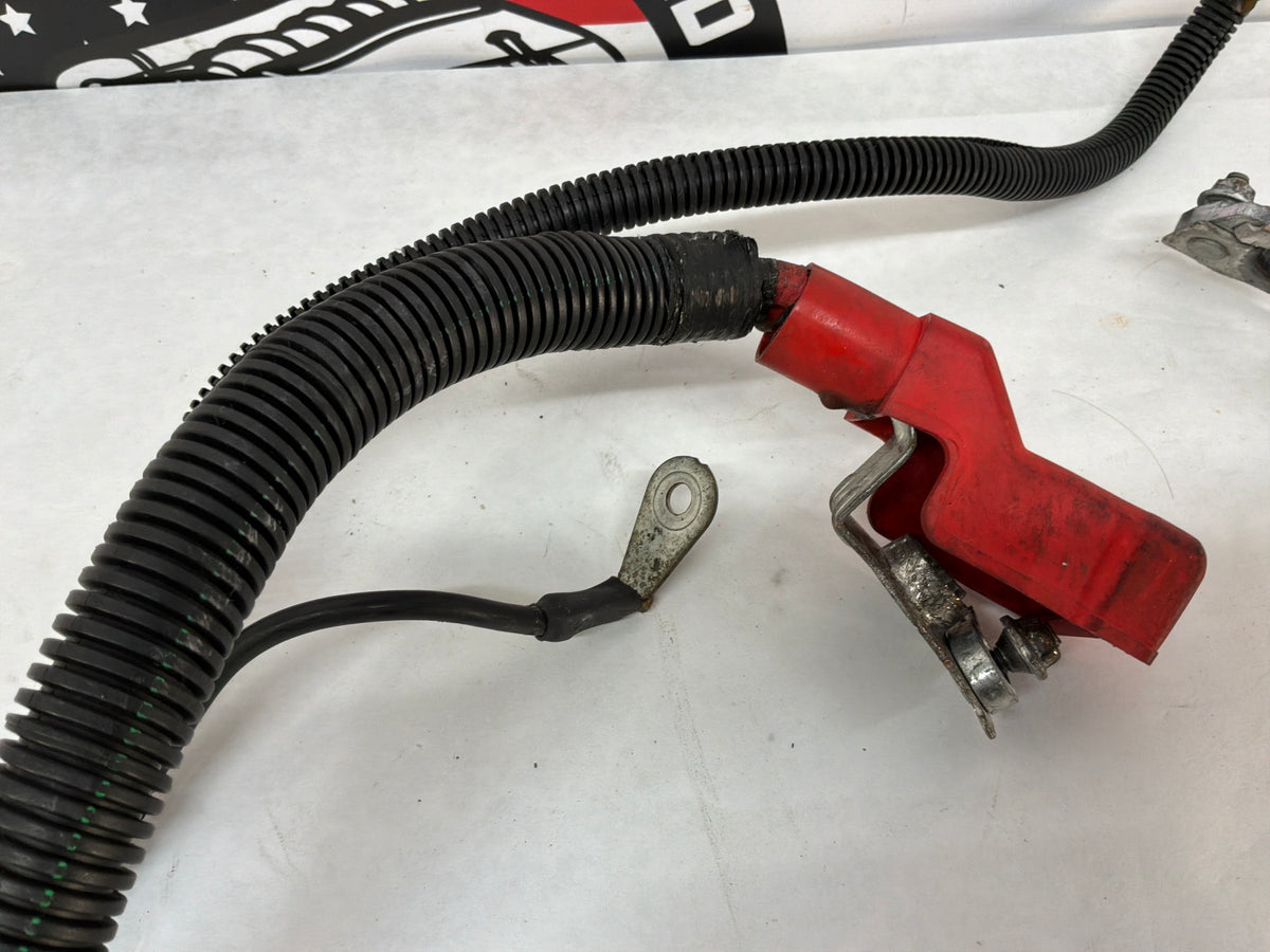 2007 Chevy C6 Corvette Positive Negative Battery Starter Wire Wiring Harness OEM
