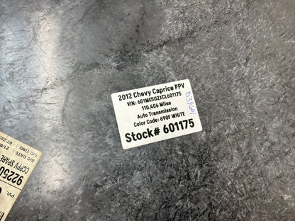 Trunk floor carpet - Day's Parts Yard