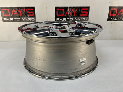 2012 Chevy Avalanche Wheel 20X8.5 Covered Lug Nuts Tapered 5 Spoke Chrome OEM