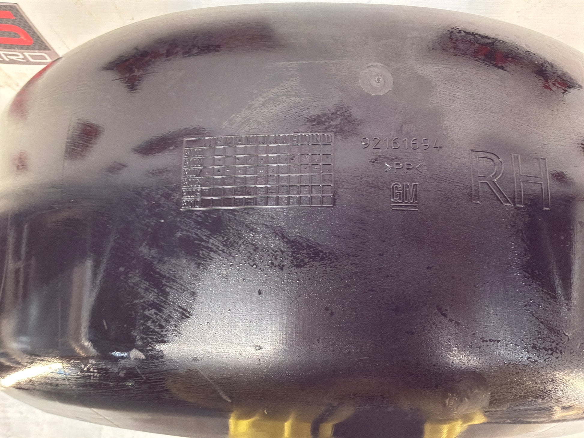Rh wheel liner - Day's Parts Yard