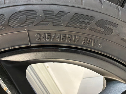 Chevy C6 Corvette Wheels and Tires 17x8.5 18x9.5 OEM
