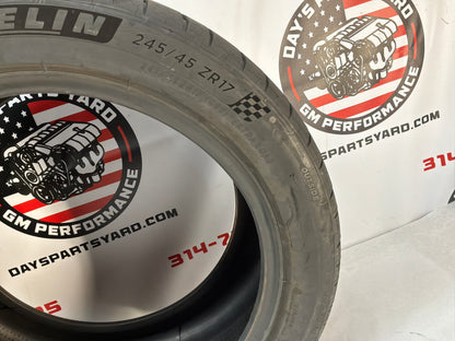 2005 Pontiac GTO Michelin Pilot Sport 4 Season Tires (2) set 245/45/17