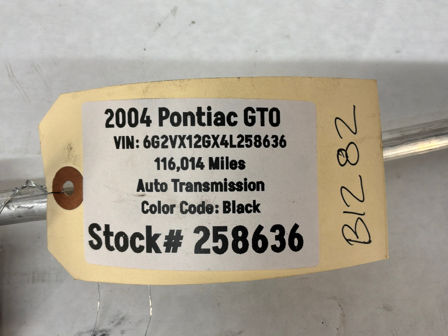 2004 Pontiac GTO A/C AC Air Conditioner Compressor Line Hose Tube OEM