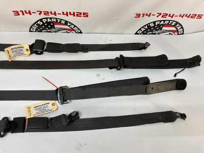 2002 Chevy Camaro Z28 Front & Rear Seatbelt Seat Belts Retractors w/ Buckles Holders Ebony OEM w/ Buckles Holders Ebony OEM