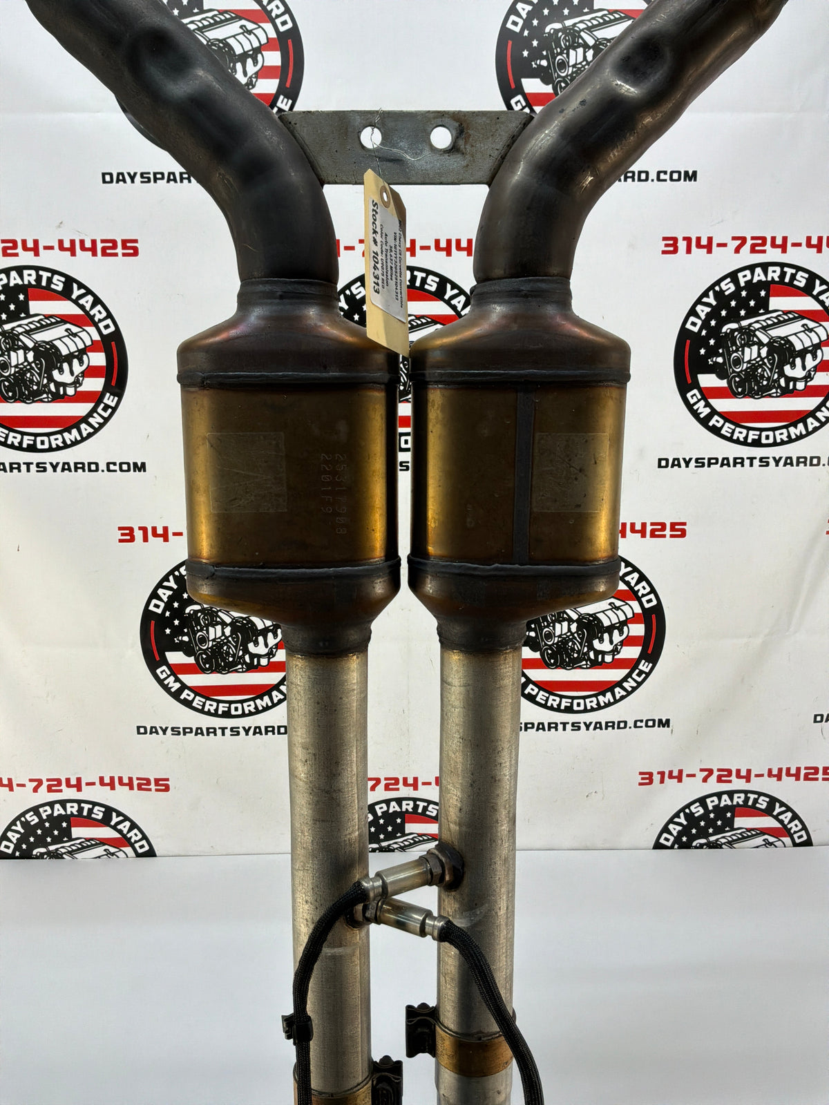 2002 Chevy C5 Corvette Factory OEM Exhaust Mid H Pipe w/ Catalytic Converters
