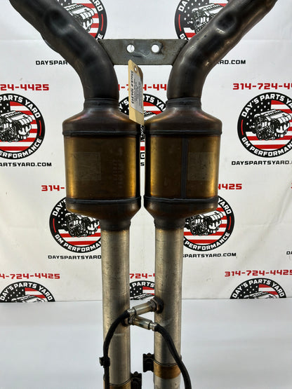 2002 Chevy C5 Corvette Factory OEM Exhaust Mid H Pipe w/ Catalytic Converters