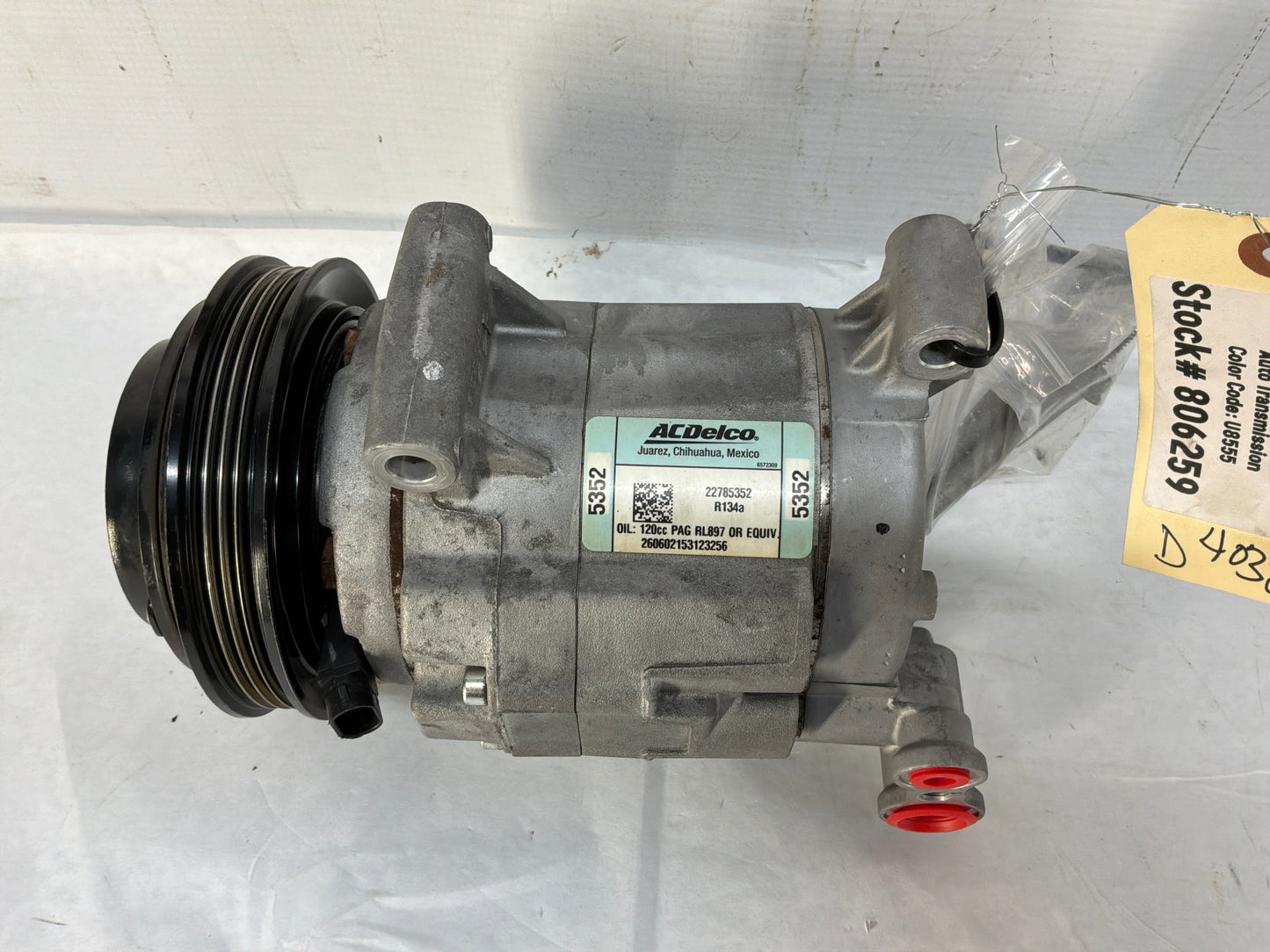 2013 Chevy Camaro ZL1 AC A/C Air Conditioner Compressor w/ Hardware OEM