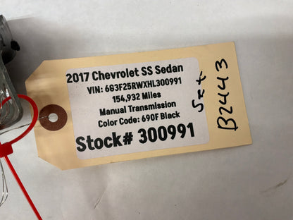 2017 Chevy SS Sedan RH & LH Weld On Hood Hinge Brackets Mounts OEM