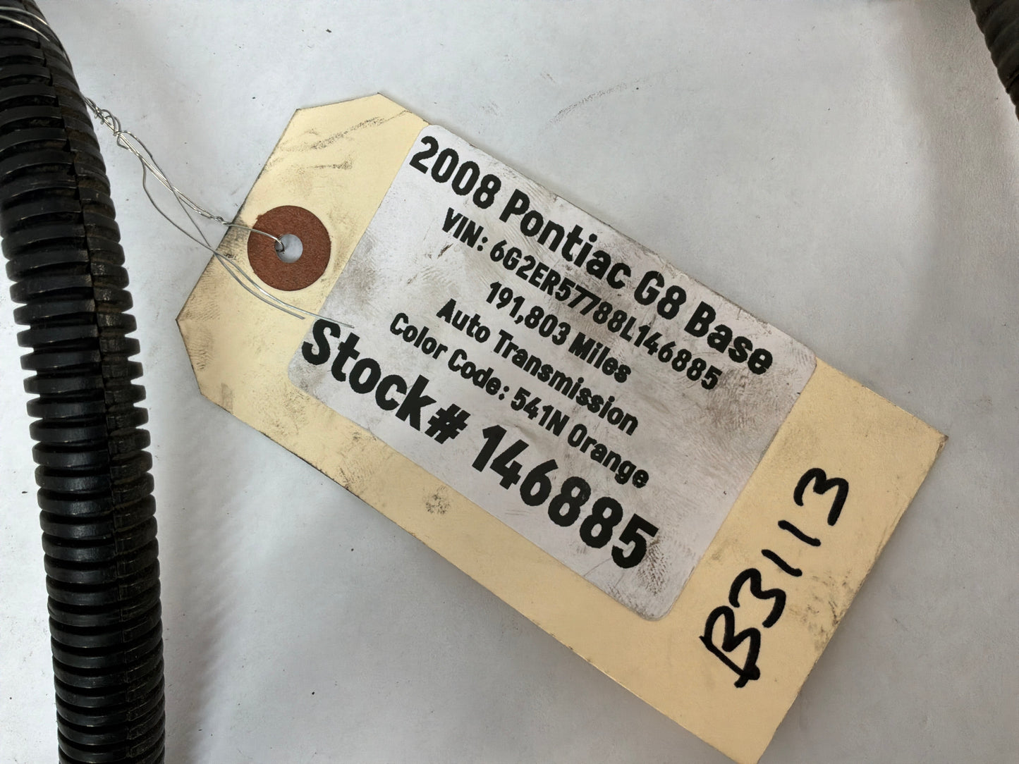2008 Pontiac G8 Base Engine Battery Positive Cable Wire Wiring Harness OEM