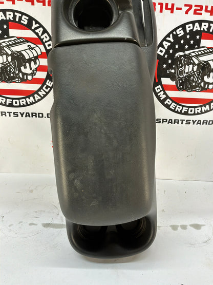 2002 Chevy Camaro Z28 Complete Center Console Arm Rest Assembly Black Ebony OEM