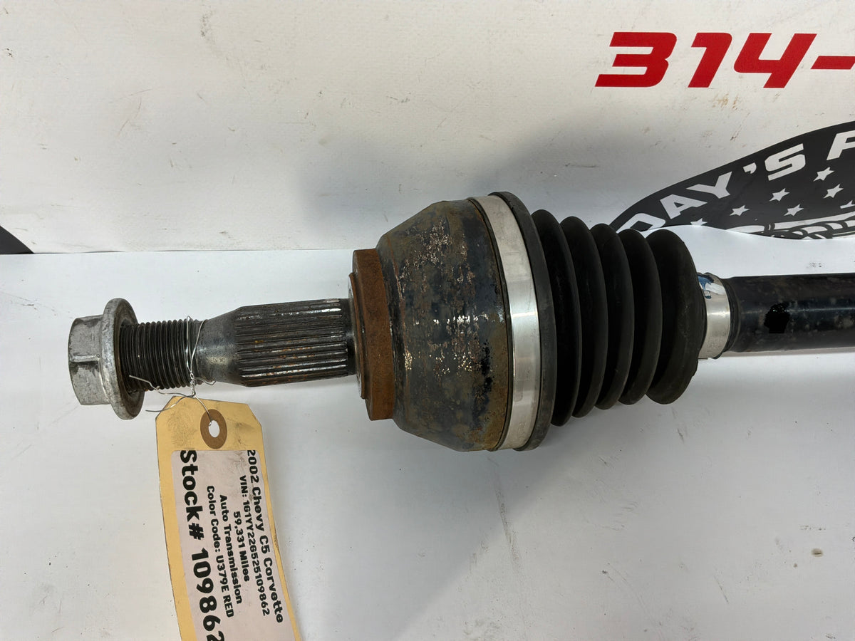 2002 Chevy C5 Corvette LH Driver Rear CV Axle Half Shaft OEM