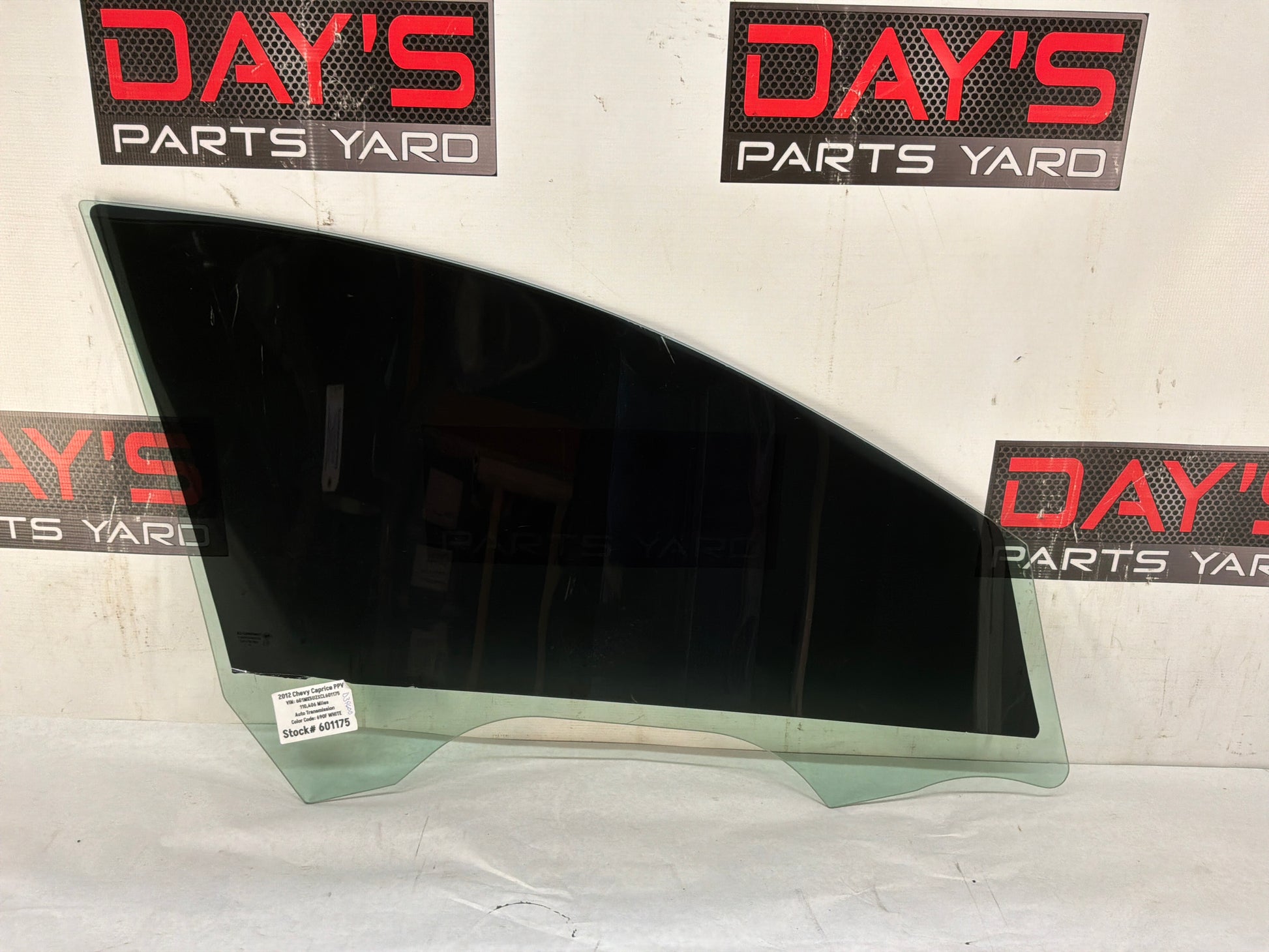Lh front door window glass - Day's Parts Yard