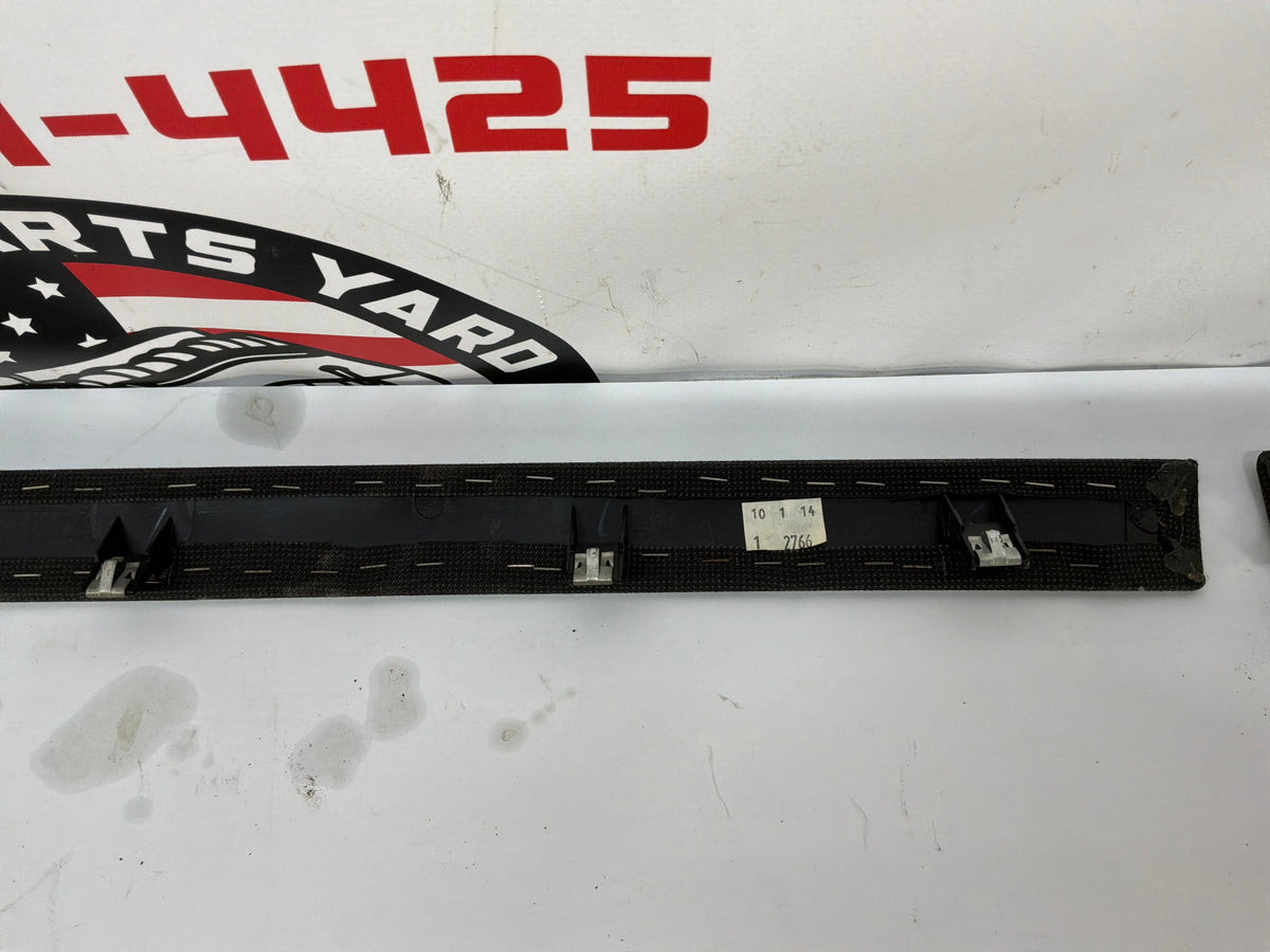 2015 Chevy Camaro SS 1LE Cloth Dash Panel Trim Molding 2 pc OEM